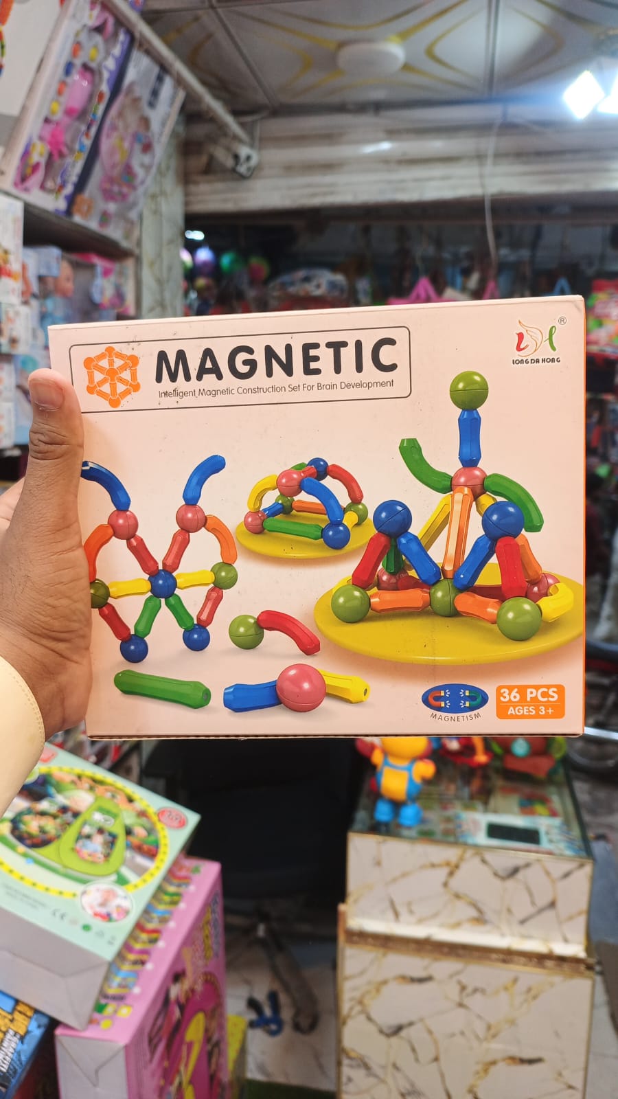 Educational DIY Magnetic Building Blocks Set for Kids - The Arabian Mart